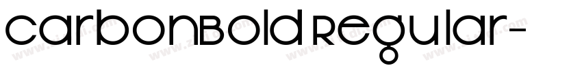 CarbonBold Regular字体转换